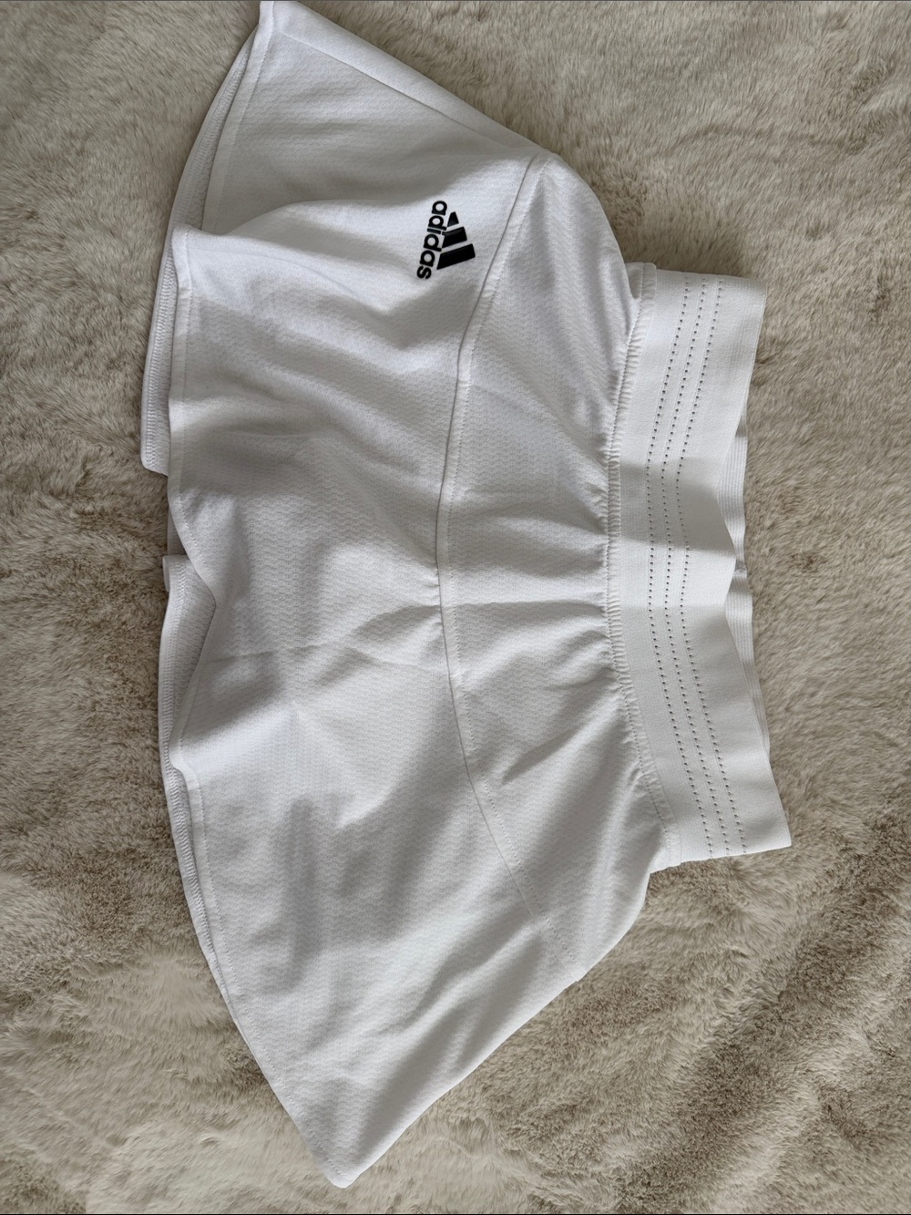 adidas White Athletic Skort